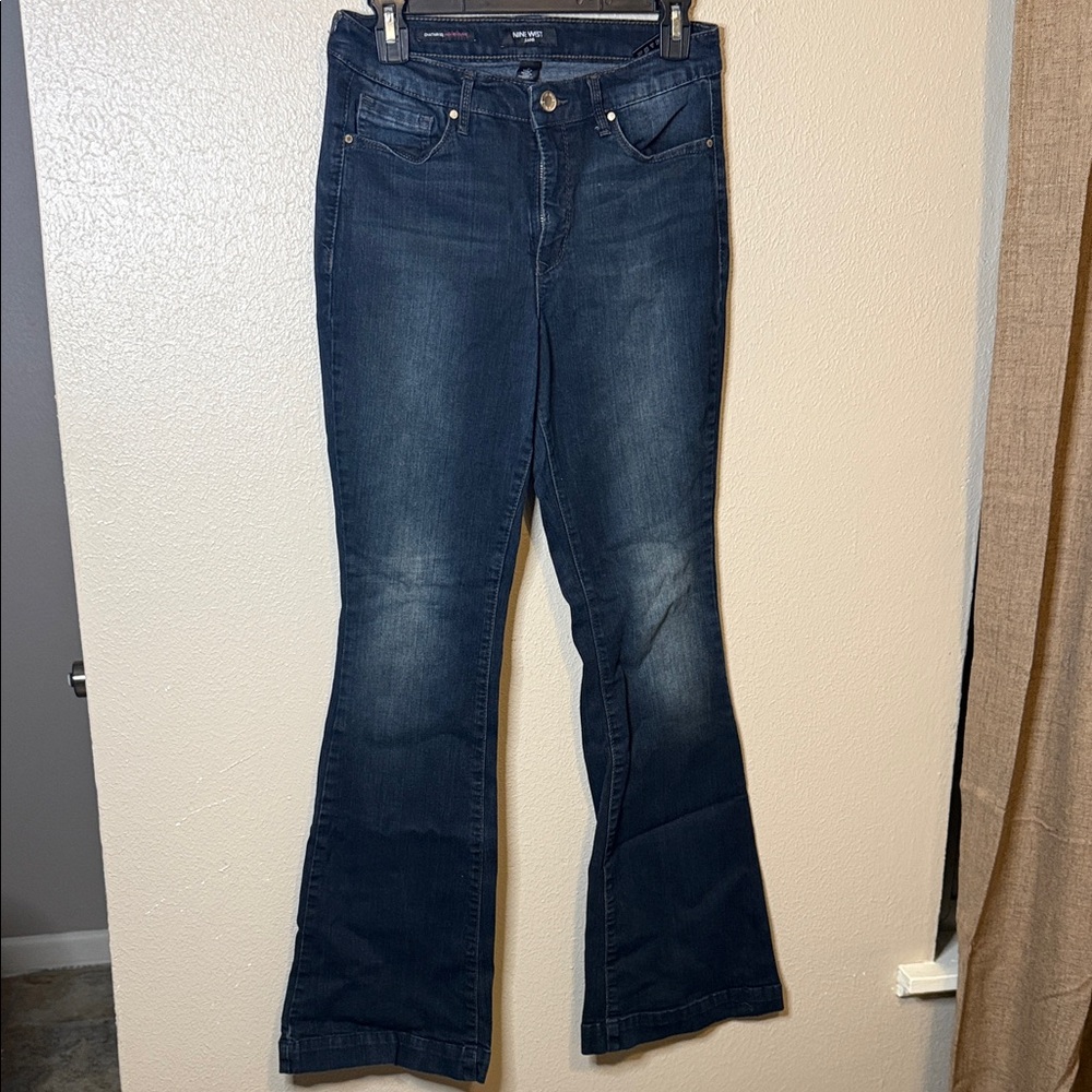 Nine West Dark Blue Flare Jeans